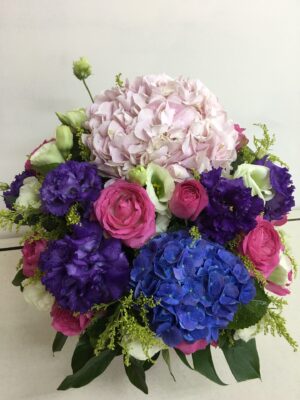 編號:F00008----彩綉球敬神花籃